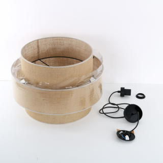 Suspension Calisto 1 lumière – noir – en plastique – style moderne