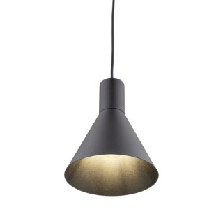 Suspension Jump 1 lumière – noir – en métal – style moderne et loft