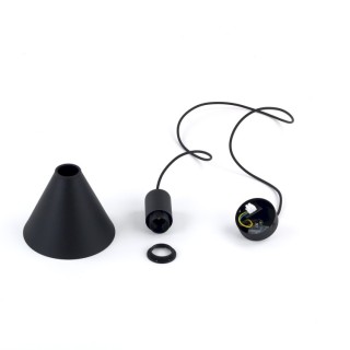 Suspension Jump 1 lumière – noir – en métal – style moderne et loft