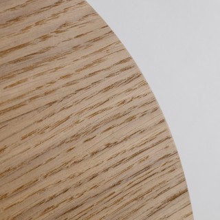 Applique murale Luna 4 lumières – chêne & noir – en métal et bois – style moderne