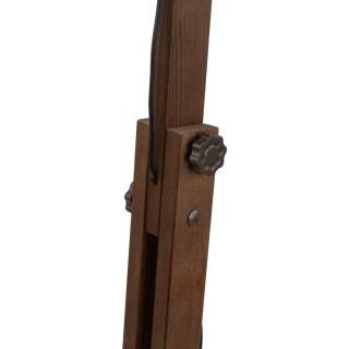 Lampadaire Oslo 1 lumière – brun & noix – en métal et bois – style moderne et loft