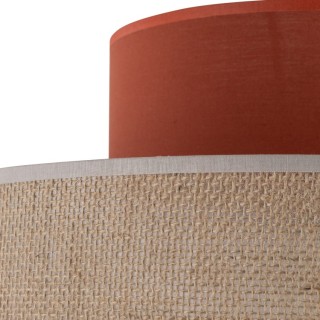 Suspension Duo 1 lumière – noir – en plastique – style moderne