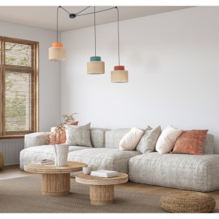 DUO JUTA MIX LAMPE SUSPENDUE 3