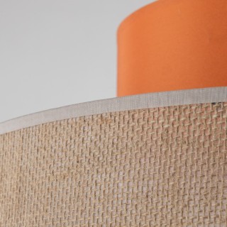 Suspension Duo 1 lumière – noir – en plastique – style moderne