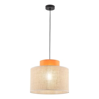 Suspension Duo 1 lumière – noir – en plastique – style moderne