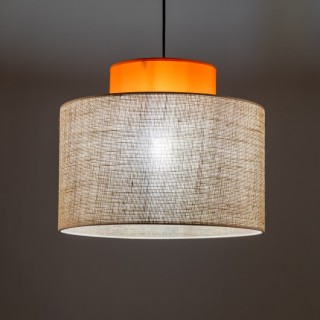 Suspension Duo 1 lumière – noir – en plastique – style moderne