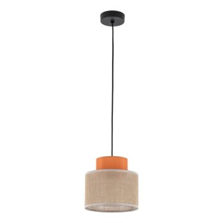 Suspension Duo 1 lumière – noir – en plastique – style moderne