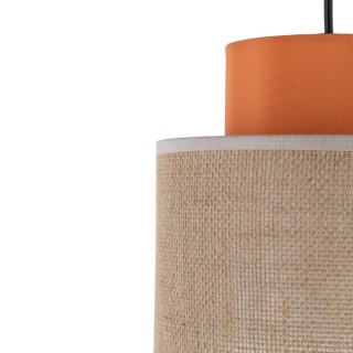 Suspension Duo 1 lumière – noir – en plastique – style moderne