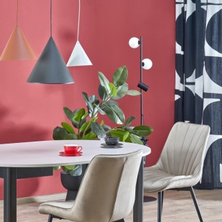 Suspension Cono 3 lumières – noir – en métal – style moderne