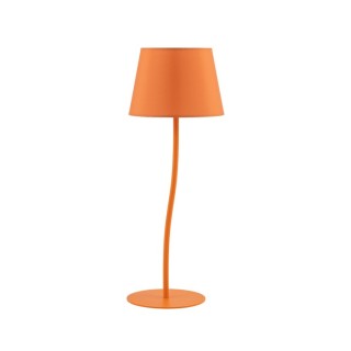 Veilleuse Nicola 1 lumière – orange – en métal – style moderne