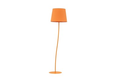 Lampadaire Nicola 1 lumière – orange – en métal – style moderne