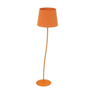 Lampadaire Nicola 1 lumière – orange – en métal – style moderne