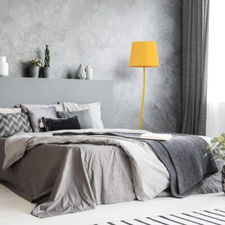 LAMPADAIRE NICOLA JAUNE 1 S