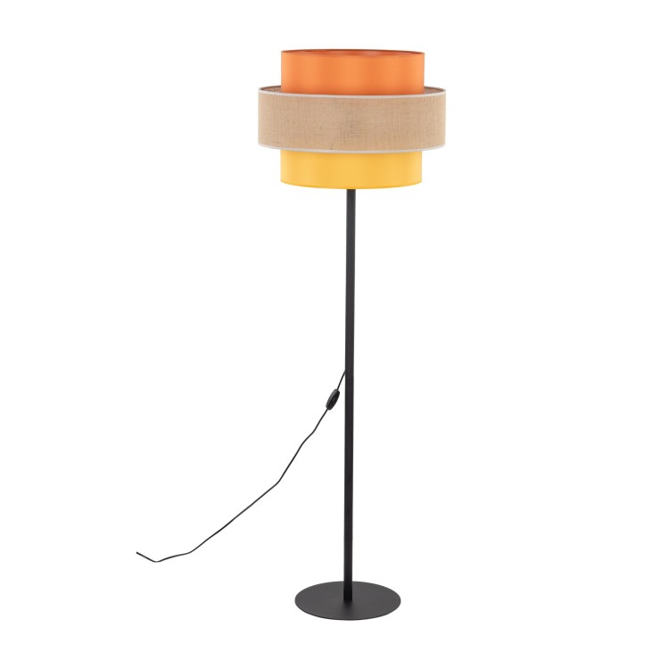 Lampadaire Trio – noir – en métal – style moderne