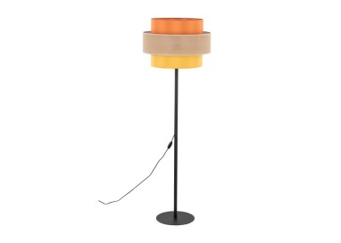 Lampadaire Trio – noir – en métal – style moderne