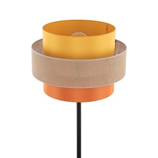 Lampadaire Trio – noir – en métal – style moderne