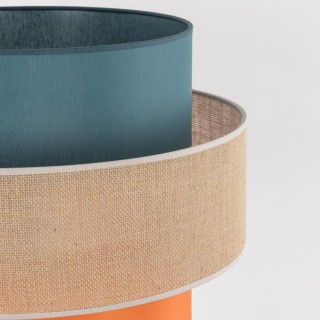 Lampadaire Trio – noir – en métal – style moderne