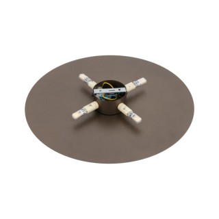 Applique murale Luna 4 lumières – brun – en métal – style moderne et loft