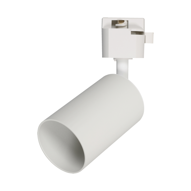 Spot sur rail Tracer – blanc – en métal – style moderne et loft