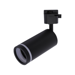 Spot sur rail Tracer – noir – en métal – style moderne et loft