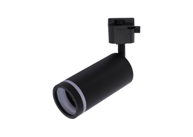 Spot sur rail Tracer – noir – en métal – style moderne et loft