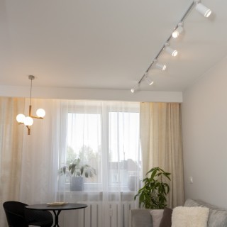 Spot sur rail Tracer – blanc – en métal – style moderne et loft