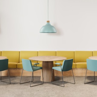 Suspension Cap 1 lumière – pin – en métal et bois – style moderne