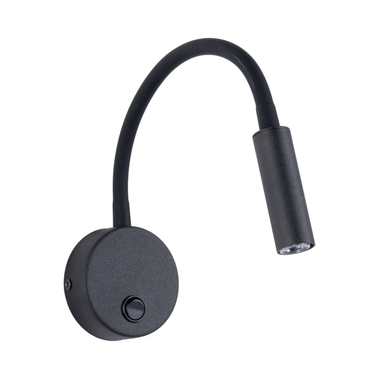 Applique murale Lagos 1 lumière – noir – en métal – style moderne et loft