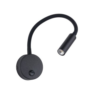 Applique murale Lagos 1 lumière – noir – en métal – style moderne et loft