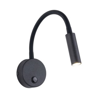 Applique murale Lagos 1 lumière – noir – en métal – style moderne et loft