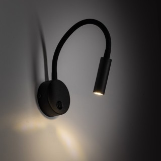 Applique murale Lagos 1 lumière – noir – en métal – style moderne et loft