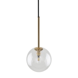 Suspension Nilos 1 lumière – doré & noir – en métal – style moderne et chic