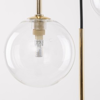 Suspension Nilos – doré & noir – en métal – style moderne et chic