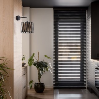 Applique murale Harmony 1 lumière – noir – en métal – style moderne