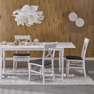 Lampadaire Pulse 3 lumières – blanc & pin – en métal et bois – style moderne