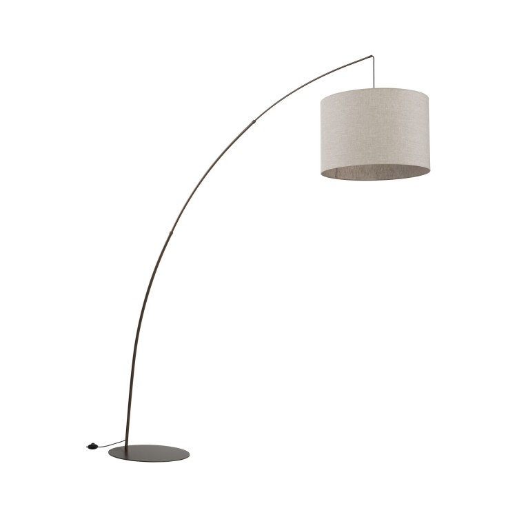 Lampadaire Moby 1 lumière – brun – en métal – style moderne