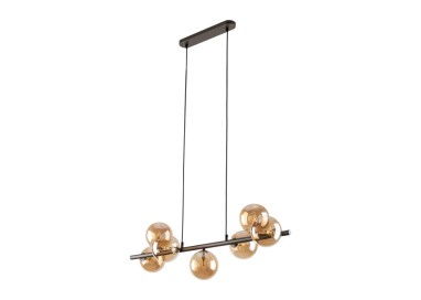 LAMPE SUSPENDUE ESTERA MARRON 7