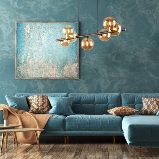 LAMPE SUSPENDUE ESTERA MARRON 7