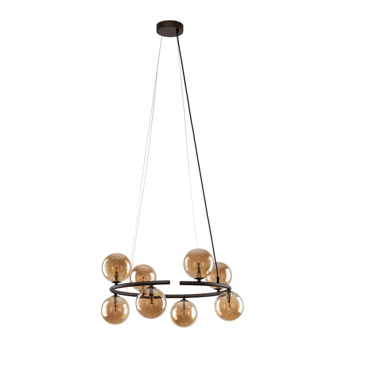 Suspension Anabelle – brun – en métal – style moderne et loft