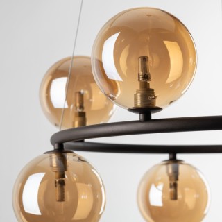 Suspension Anabelle – brun – en métal – style moderne et loft