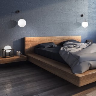 Applique murale Esme 1 lumière – noir – en métal – style moderne et loft