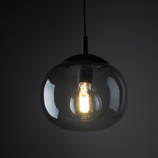 Suspension Vibe 1 lumière – noir – en métal – style moderne