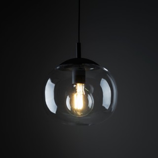 Suspension Vibe 1 lumière – noir – en métal – style moderne
