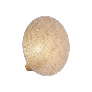 Applique murale Pulse 1 lumière – blanc & pin – en bois – style moderne