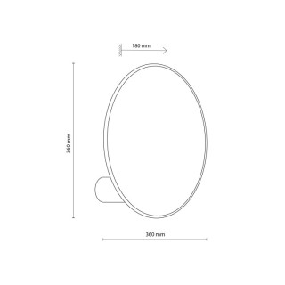 Applique murale Pulse 1 lumière – blanc & pin – en bois – style moderne