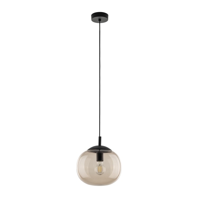 Suspension Vibe 1 lumière – noir – en métal – style moderne et loft