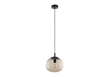 Suspension Vibe 1 lumière – noir – en métal – style moderne et loft