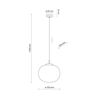 LAMPE SUSPENDUE VIBE BLANC 1 350