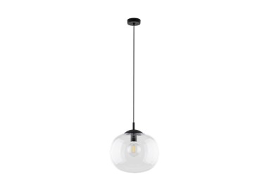 Suspension Vibe 1 lumière – noir – en métal – style loft