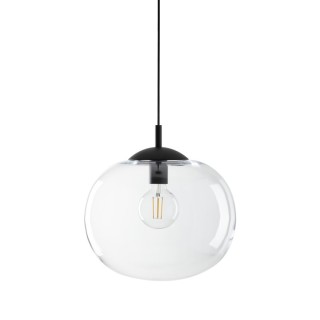 Suspension Vibe 1 lumière – noir – en métal – style loft